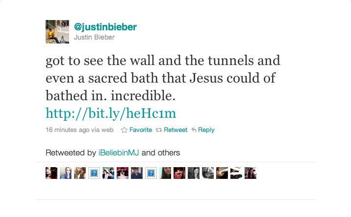 justin bieber easter 2011. Justin Bieber Visits The